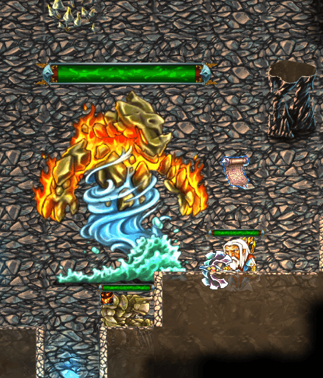 Elemental Guardian boss fight