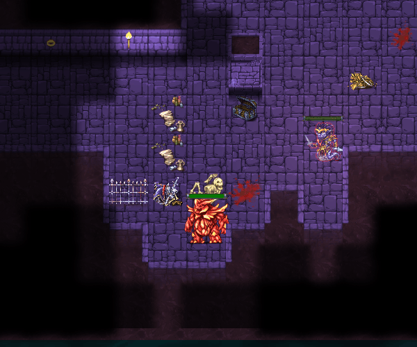 Hezrou demon encounter