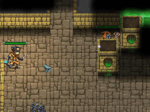 Naga Wizard casting in a dungeon